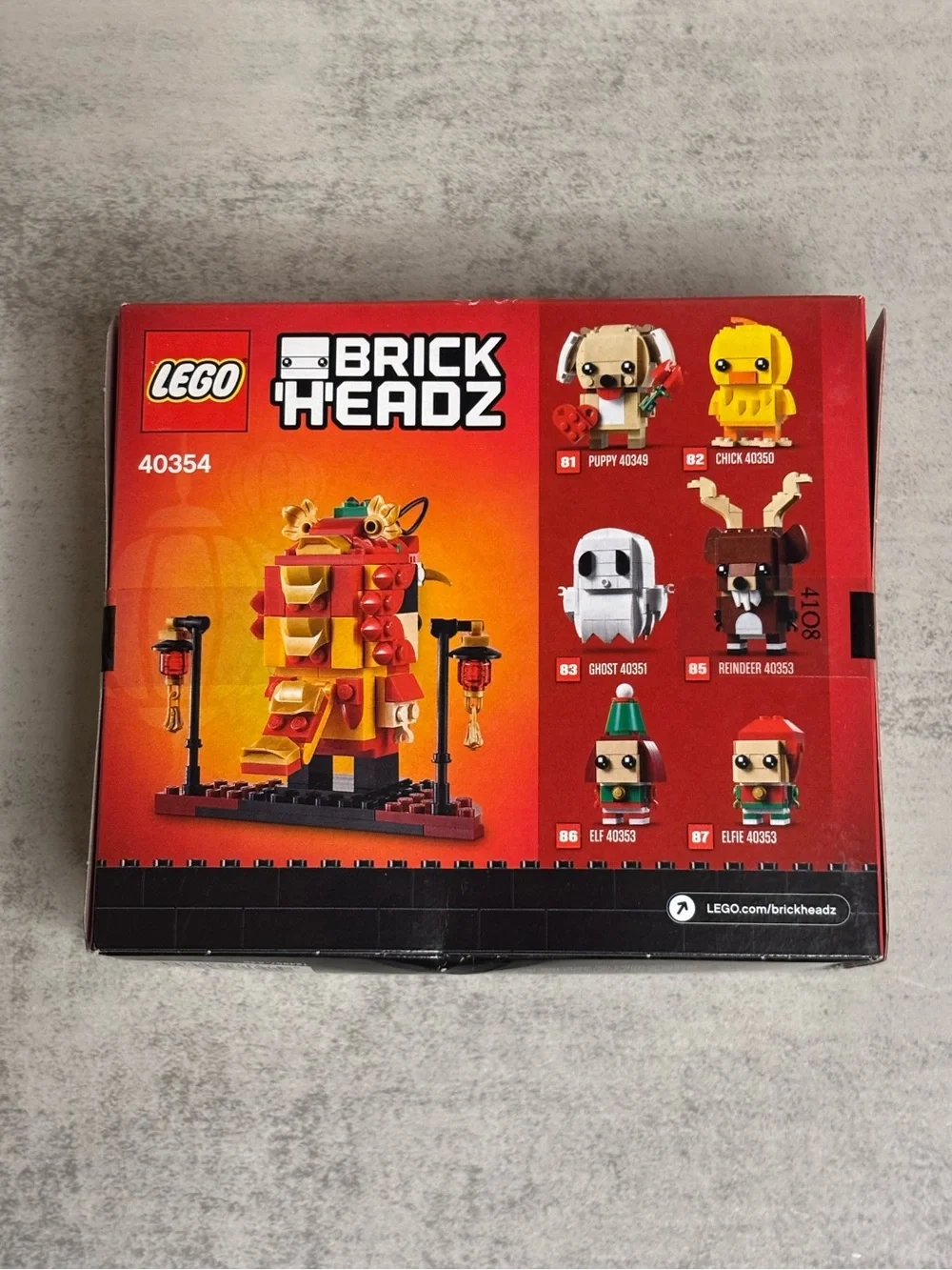 Lego BrickHeadz Dragon Dance Guy Set (#40354)